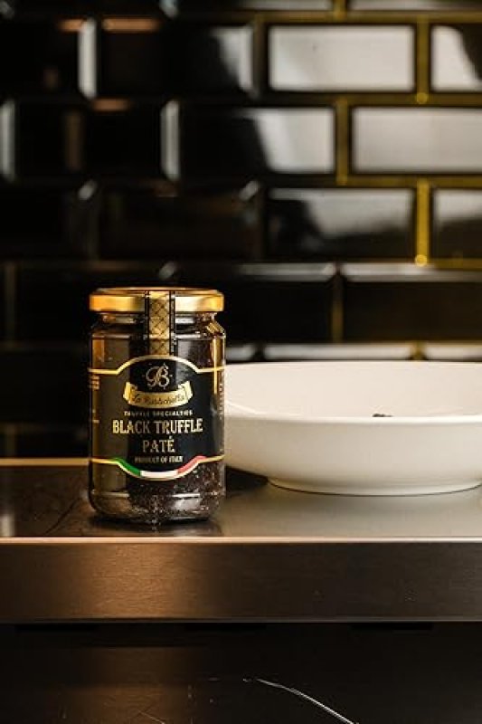 LA RUSTICHELLA ITALIAN BLACK TRUFFLE PATè - KOSHER & VEGAN - MADE IN ITALY | GLUTEN-FREE (9.88 OZ)