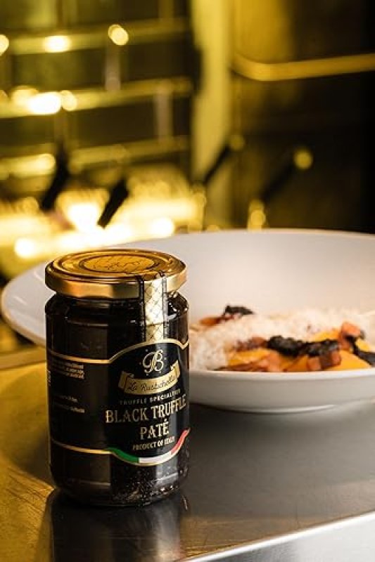 LA RUSTICHELLA ITALIAN BLACK TRUFFLE PATè - KOSHER & VEGAN - MADE IN ITALY | GLUTEN-FREE (9.88 OZ)