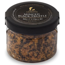 TRUFFLEHUNTER MINCED BLACK TRUFFLE IN EXTRA VIRGIN OLIVE OIL - 1.74 OZ
