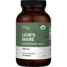 EARTH HARMONY LIONS MANE MUSHROOM SUPPLEMENT - 1000MG - BRAIN HEALTH - 120 CAPSULES