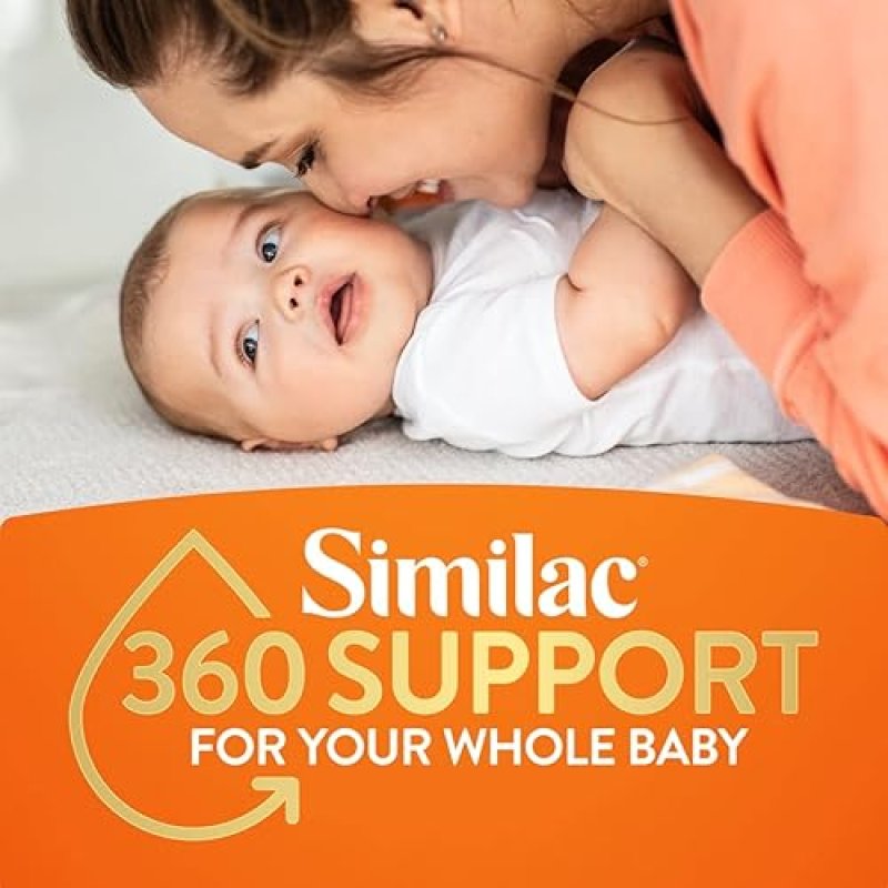 SIMILAC 360 TOTAL CARE SENSITIVE INF. FORMULA, 5 HMO PREBIOTICS, NON-GMO, READY-TO-FEED, 32 FL-OZ, 6-PACK