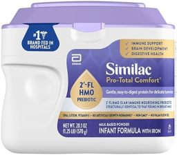SIMILAC PRO-TOTAL COMFORT INFANT FORMULA WITH IRON, 20.1OZ TUB
