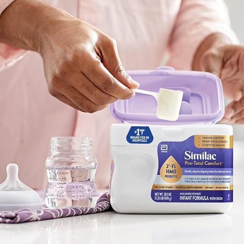 SIMILAC PRO-TOTAL COMFORT INFANT FORMULA WITH IRON, 20.1OZ TUB