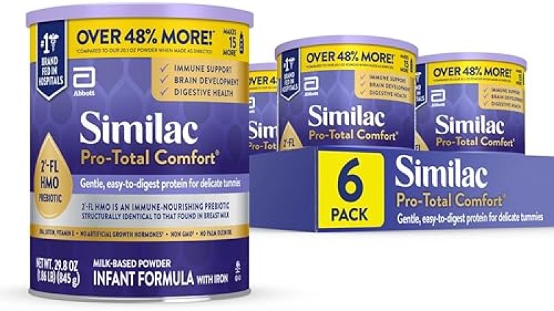 SIMILAC PRO-TOTAL COMFORT INFANT FORMULA 6-PACK, 29.8-OZ