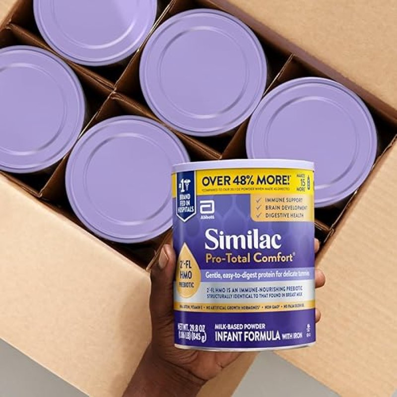 SIMILAC PRO-TOTAL COMFORT INFANT FORMULA 6-PACK, 29.8-OZ