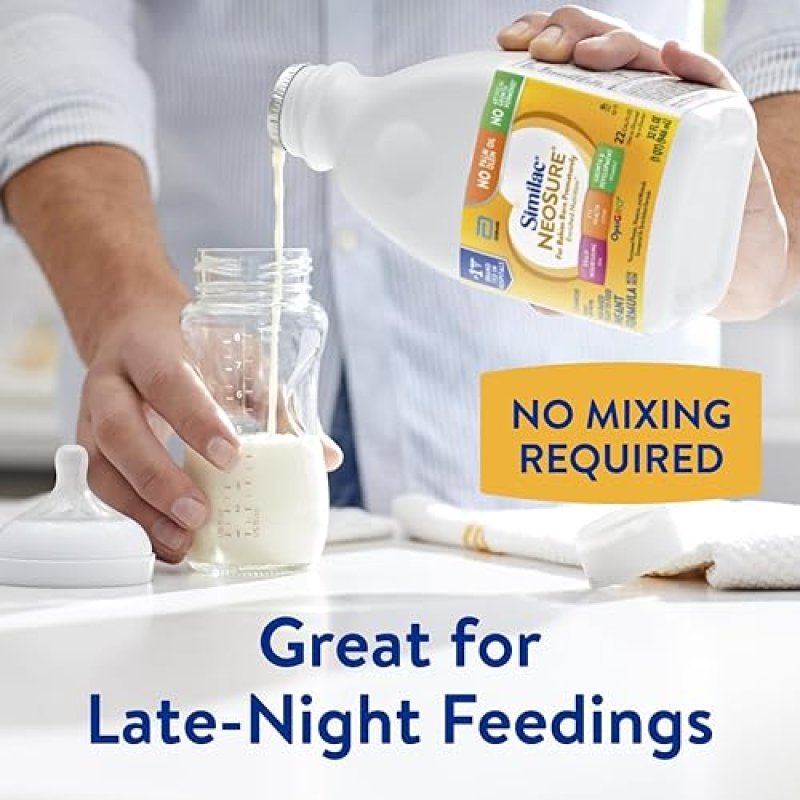 SIMILAC NEOSURE PREEMIE POST-DISCHARGE READY-TO-FEED BABY FORMULA, 32-FL-OZ BOTTLE, 6-PACK