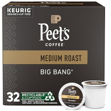 PEET'S COFFEE BIG BANG MEDIUM ROAST K-CUP PODS - 32 COUNT