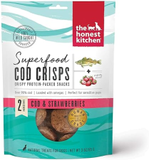 HONEST KITCHEN SUPERFOOD COD & STRAWBERRY CRISPS, 3 OZ