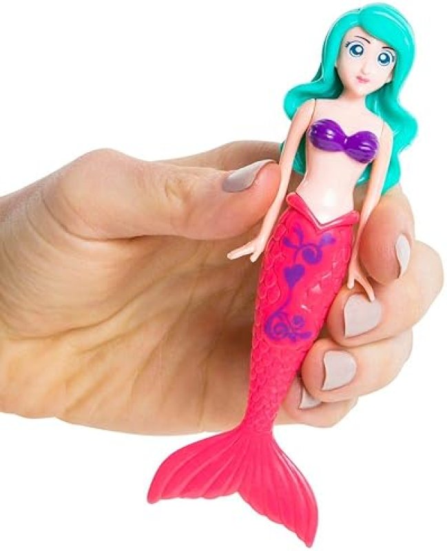 BANZAI MAGICAL MERMAID DOLLS SET - 3 PIECES IN ASSORTED COLORS