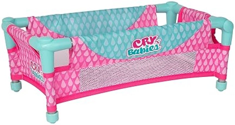 BABIES BABY DOLL CRIB ACCESSORY | FITS DOLLS UP TO 16" | AGES 2+ (DOLL NOT INCLUDED)