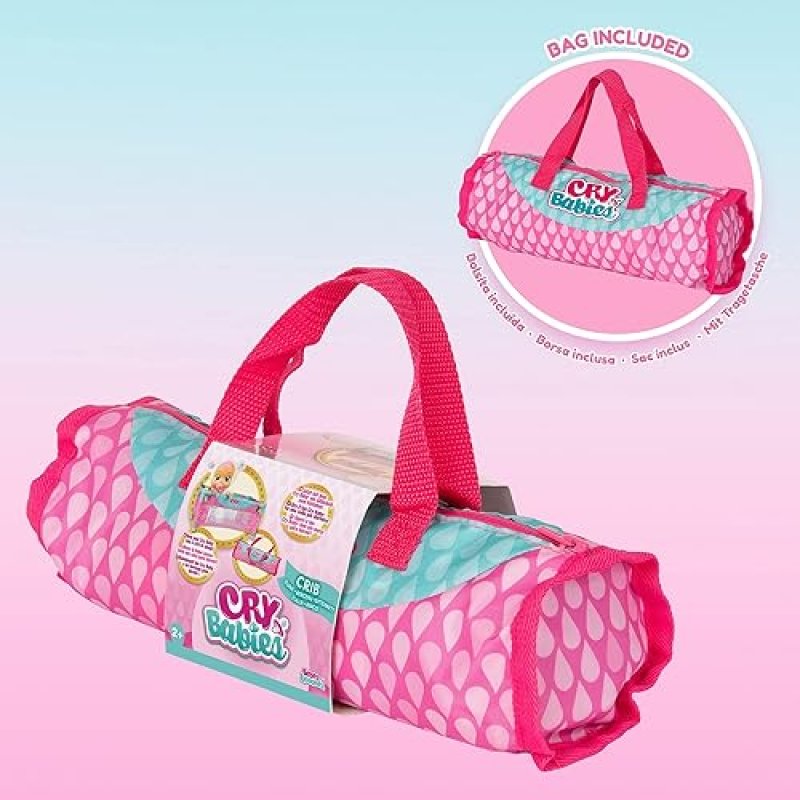BABIES BABY DOLL CRIB ACCESSORY | FITS DOLLS UP TO 16" | AGES 2+ (DOLL NOT INCLUDED)