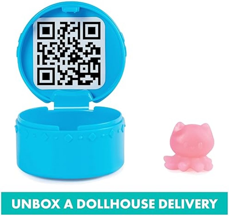 SPIN MASTER GABBY'S DOLLHOUSE PURR-IFIC POOL PLAYSET WITH GABBY AND MERCAT FIGURES & COLOR-CHANGING MERMAID TAILS - KIDS TOYS