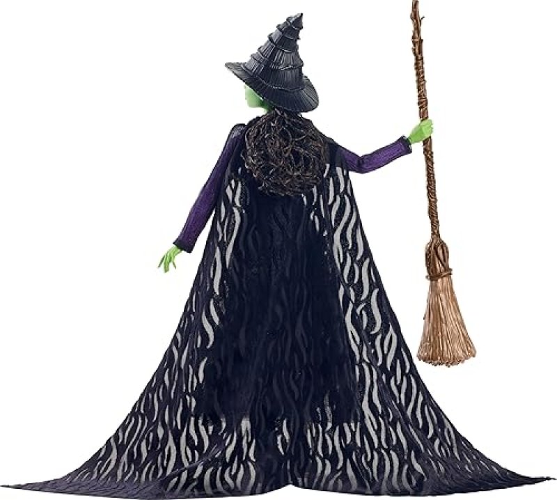 MATTEL DELUXE ELPHABA FASHION DOLL & ACCESSORIES - MOVIE-INSPIRED, BRAIDED HAIR, POSABLE