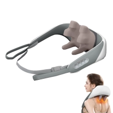 CORDLESS NECK MASSAGER WITH HEAT FOR PAIN RELIEF AND DEEP TISSUE MASSAGE