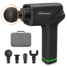 SNAILAX CORDLESS MASSAGE GUN FOR ATHLETES | DEEP TISSUE PAIN RELIEF | CHRISTMAS GIFT