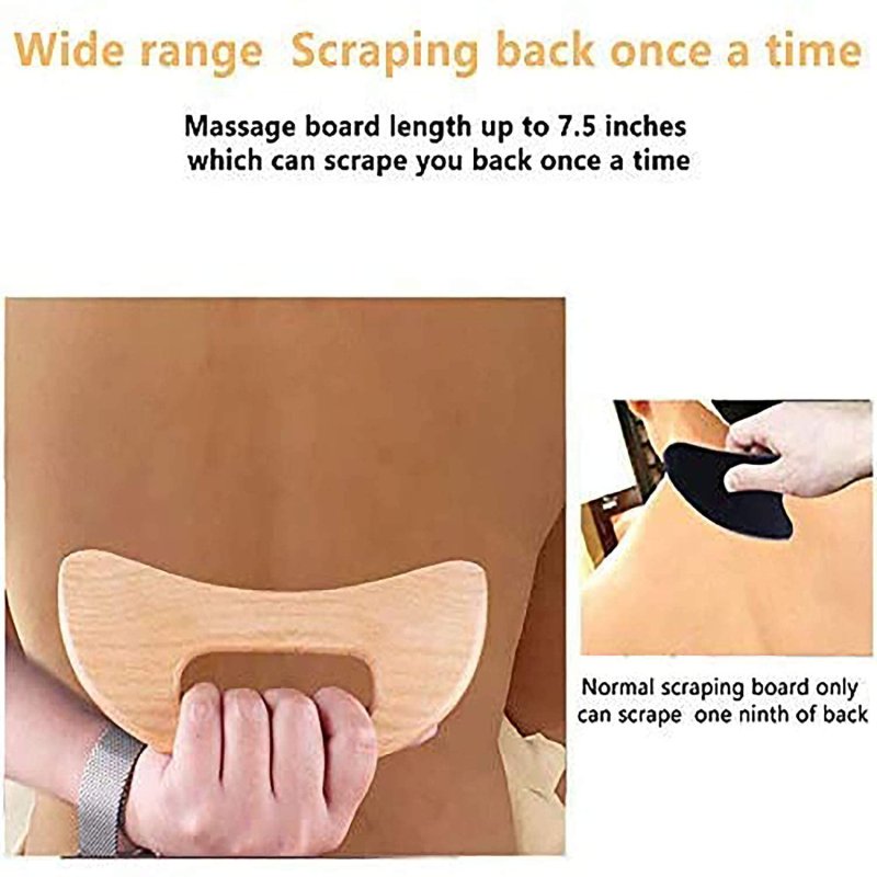 BEXIKOU CASEWIN GUA SHA WOOD MASSAGE TOOLS SET FOR LYMPHATIC DRAINAGE & PAIN RELIEF
