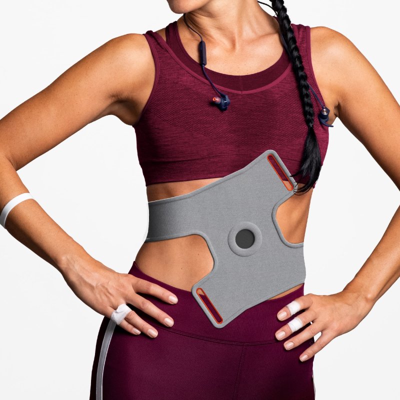 SHARPER IMAGE COMPRESSION WRAP WITH REMOVABLE GEL PACK FOR ELBOWS, KNEES, BACK - ADJUSTABLE STRAPS