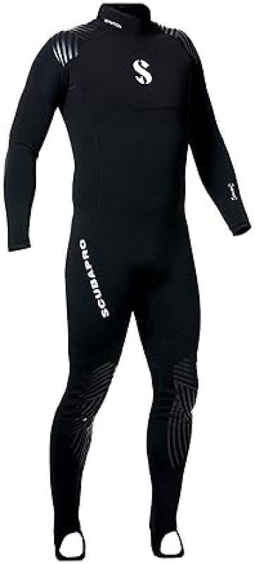 SCUBAPRO MEN'S 1MM DEFINITION STEAMER FULL SUIT: LIGHTWEIGHT X-FOAM NEOPRENE, ABRASION-RESISTANT, POOL TRAINING & WARM-WATER DIVING