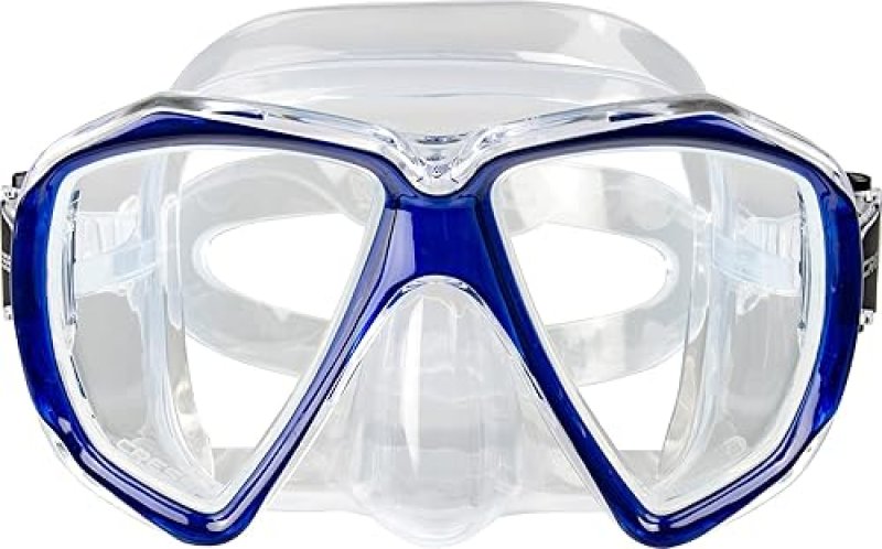 CRESSI ADULT SNORKELING KIT: DUAL LENS MASK + DRY SNORKEL SET, SOFT SILICONE, PERFECT SEAL, DESIGNED IN ITALY