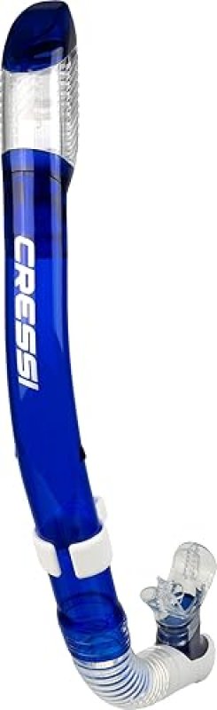 CRESSI ADULT SNORKELING KIT: DUAL LENS MASK + DRY SNORKEL SET, SOFT SILICONE, PERFECT SEAL, DESIGNED IN ITALY