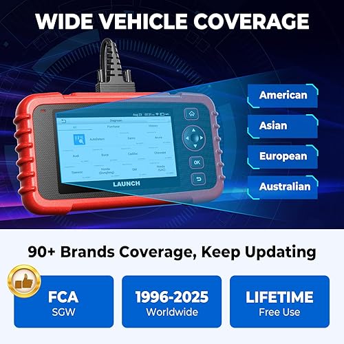 LAUNCH OBD2 SCANNER CRP129X V2.0 ELITE WITH 12 RESET SERVICES & LIFETIME UPDATES