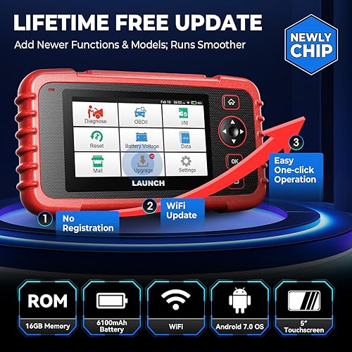 LAUNCH OBD2 SCANNER CRP129X V2.0 ELITE WITH 12 RESET SERVICES & LIFETIME UPDATES