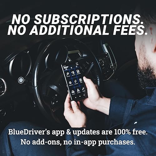 LEMUR BLUEDRIVER BLUETOOTH OBD2 SCAN TOOL - NO SUBSCRIPTION, CAR CODE READER - DIAGNOSE ENGINE, ABS, AIRBAG - 7000+ ISSUES