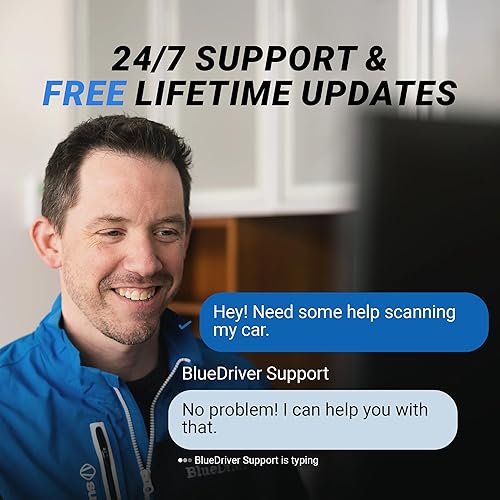 LEMUR BLUEDRIVER BLUETOOTH OBD2 SCAN TOOL - NO SUBSCRIPTION, CAR CODE READER - DIAGNOSE ENGINE, ABS, AIRBAG - 7000+ ISSUES
