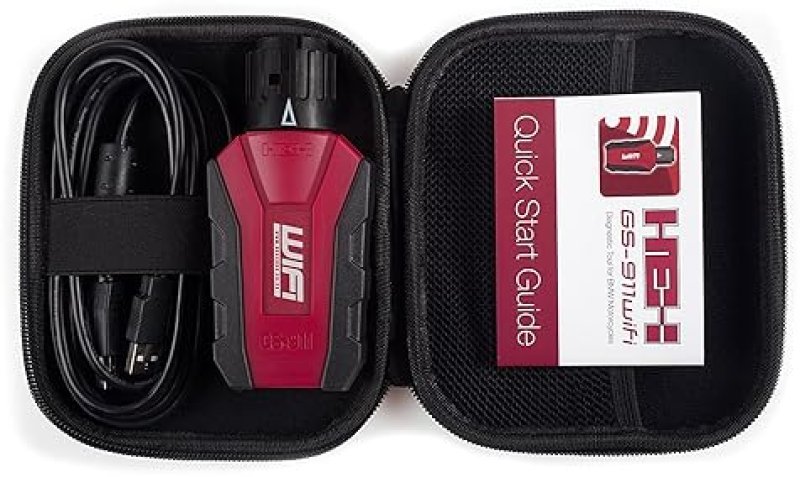 HEX GS-911 WIFI DIAGNOSTIC TOOL FOR BMW MOTORCYCLES - ENTHUSIAST VERSION, SERVICES 10 VINS, WIFI/USB, IOS/MAC.