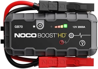 NOCO BOOST HD GB70 2000A ULTRASAFE CAR BATTERY JUMP STARTER, 12V BATTERY BOOSTER PACK, JUMP BOX, POR