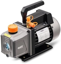 ORION MOTOR TECH 4CFM HVAC VACUUM PUMP KIT FOR AUTO AC, R12 R22 R134A R410A, RESIN DEGASSING, OIL INCLUDED