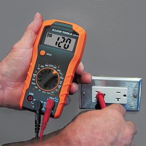 KLEIN TOOLS 69149P ELECTRICAL TEST KIT: MULTIMETER, VOLTAGE TESTER, OUTLET TESTER - LEADS & BATTERIES