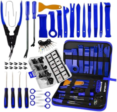 BYNIIUR TRIM REMOVAL TOOL SET FOR AUTO CLIPS & FASTENERS, BLUE