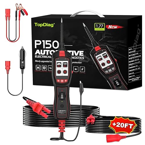 TOPDIAG AUTOMOTIVE ELECTRICAL TESTER FOR CARS 6V-30V, CIRCUIT BREAKER FINDER TOOL, VOLTAGE TESTER - P150
