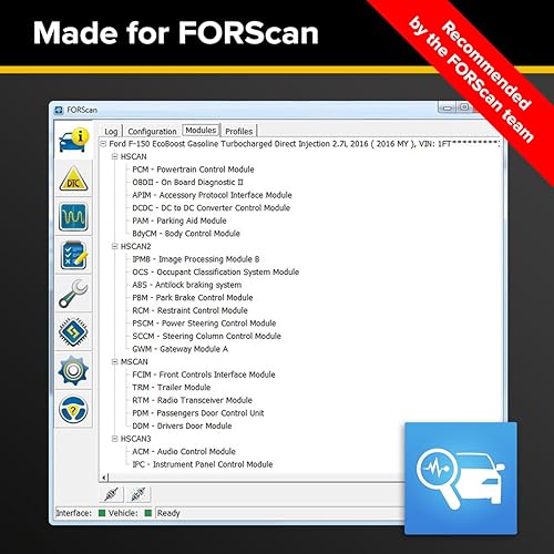 OBDLINK EX FORSCAN OBD ADAPTER - ADVANCED DIAGNOSTIC TOOL