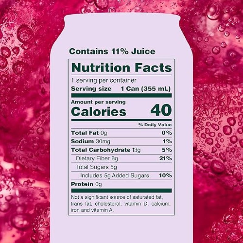 OLIPOP CLASSIC GRAPE PREBIOTIC SODA, PANTRY PACK WITH FIBER & BOTANICALS, GLUTEN-FREE, VEGAN, 12OZ (12-CANS)