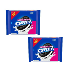 OREO DOUBLE STUF CHOCOLATE SANDWICH COOKIES, PARTY SIZE - 24.95 OZ