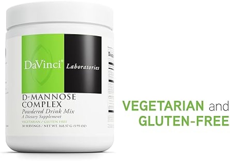 DAVINCI LABS D-MANNOSE COMPLEX POWDER MIX - IMMUNE & URINARY TRACT SUPPORT - BLADDER HEALTH AID - 30 SERVINGS