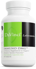 DAVINCI LABS IMMUNO-DMG SUPPLEMENT FOR IMMUNE SUPPORT - DMG, MAITAKE, LARCH, BETA GLUCAN - GLUTEN-FREE - 90 TABS