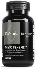 DAVINCI LABS PHYTO BENEFITS CAPSULES WITH CURCUMIN & GREEN TEA - HEART, BRAIN & IMMUNE SUPPORT - 60 CT