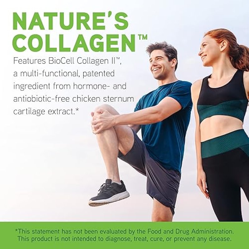 DAVINCI LABS NATURES COLLAGEN BIOCELL SUPPLEMENT - JOINT & SKIN HEALTH - GLUTEN-FREE - 90 TABLETS