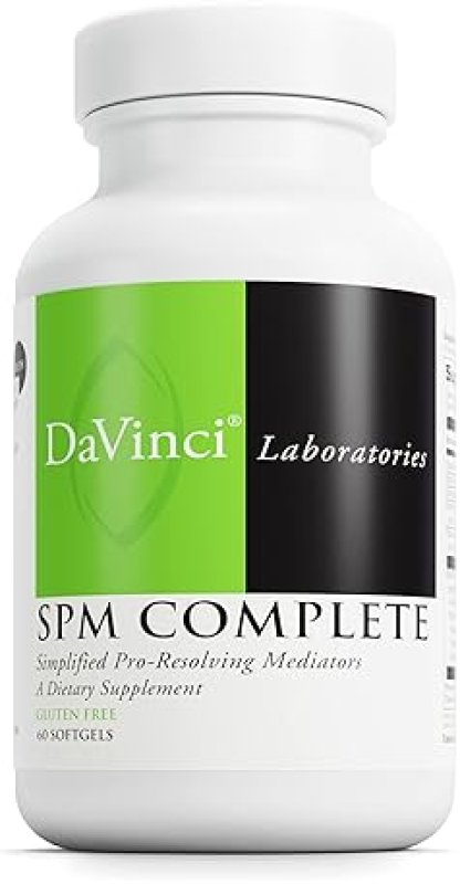 DAVINCI LABS SPM COMPLETE SOFTGELS - IMMUNE, DIGESTIVE & JOINT HEALTH SUPPORT - OMEGA-3 FATTY ACIDS - GLUTEN-FREE - 60 CT