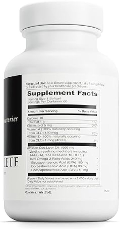 DAVINCI LABS SPM COMPLETE SOFTGELS - IMMUNE, DIGESTIVE & JOINT HEALTH SUPPORT - OMEGA-3 FATTY ACIDS - GLUTEN-FREE - 60 CT