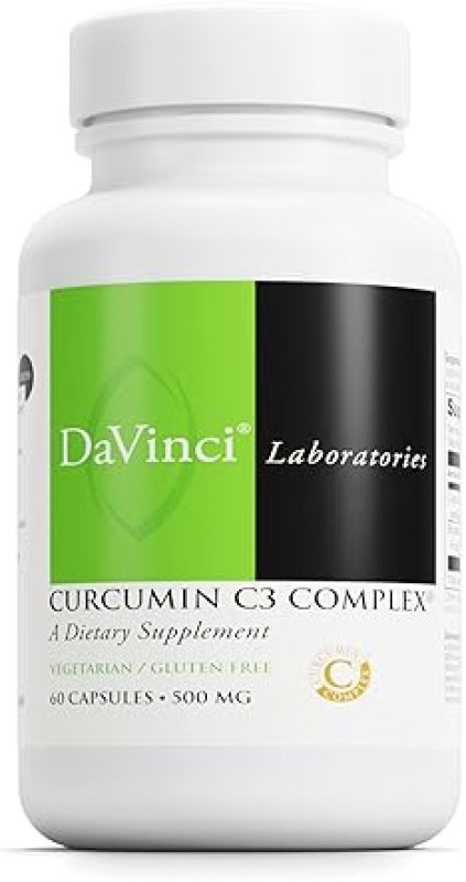 DAVINCI LABS CURCUMIN C3 COMPLEX: GALLBLADDER & LIVER SUPPORT SUPPLEMENT - 60 CAPSULES