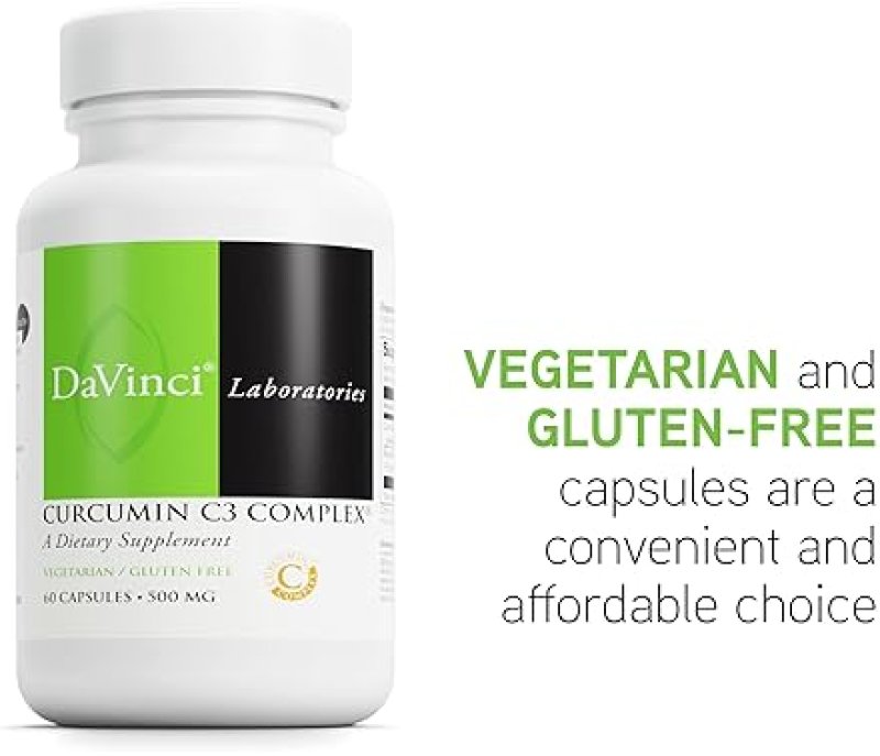 DAVINCI LABS CURCUMIN C3 COMPLEX: GALLBLADDER & LIVER SUPPORT SUPPLEMENT - 60 CAPSULES