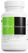 DAVINCI LABS PROSTATE HEALTH SUPPORT CAPSULES WITH SAW PALMETTO & ZINC - 60 VEGETARIAN CAPSULES
