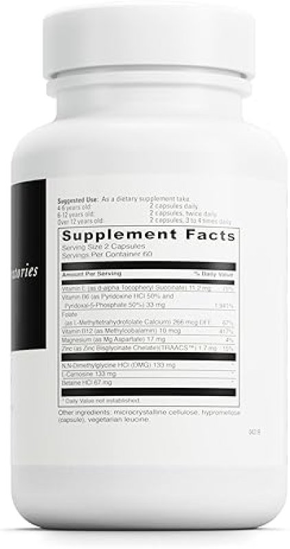 DAVINCI LABS BEHAVIOR BALANCE-DMG DIETARY SUPPLEMENT FOR CLARITY, SOCIAL SKILLS, STRESS COPING & IMMUNE HEALTH - 120 CAPSULES
