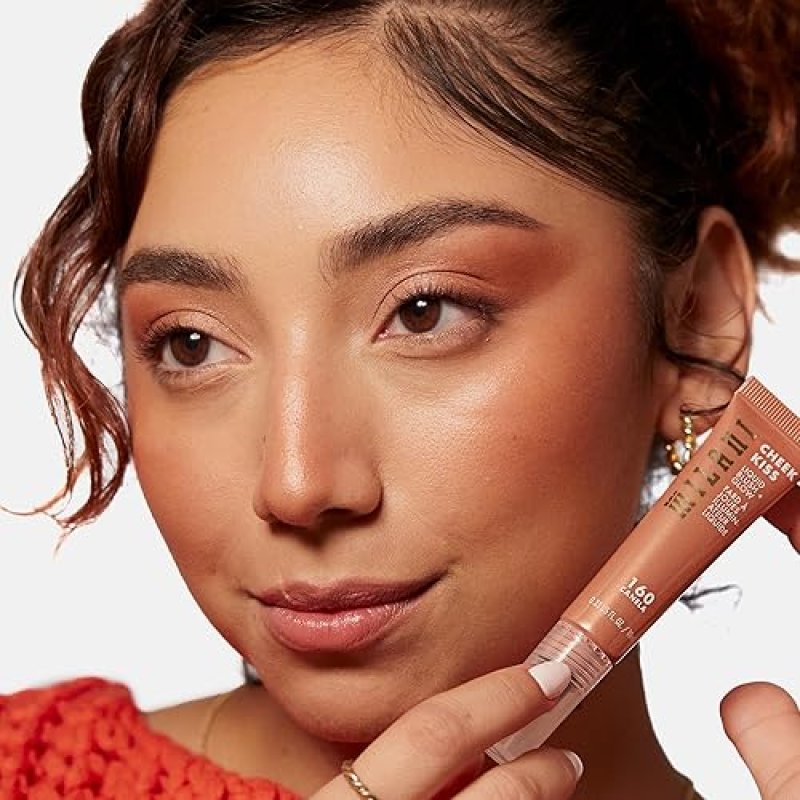 MILANI CHEEK KISS BLUSH GLOW HIGHLIGHTER - 160 CANELA