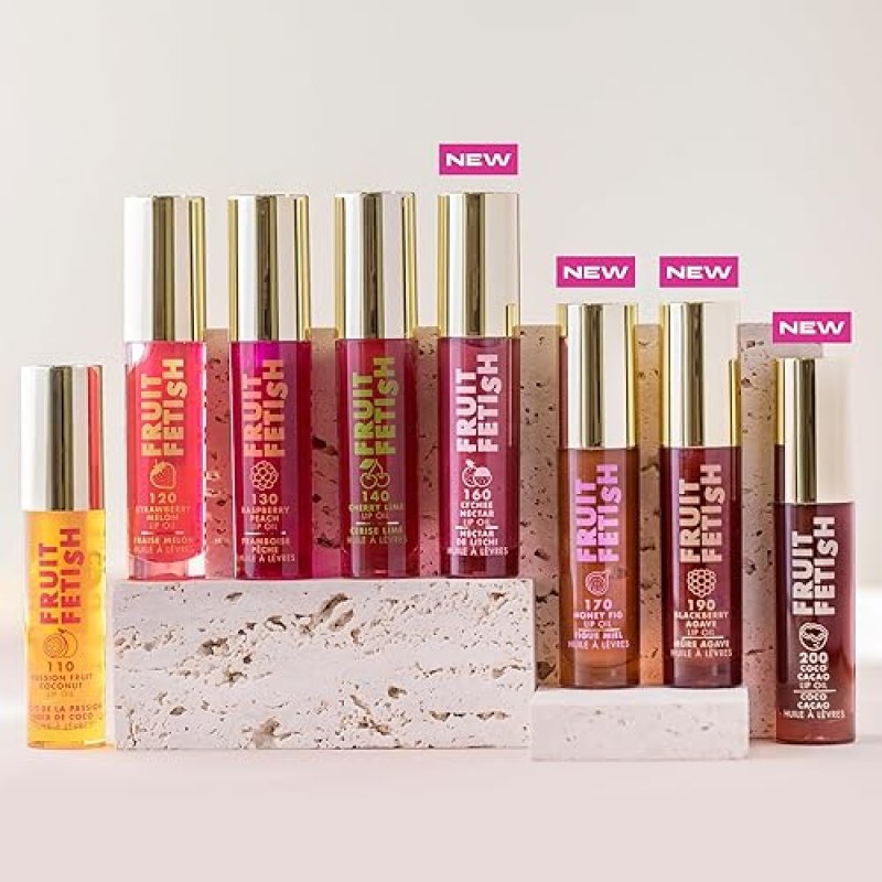 MILANI FRUIT FETISH LIP OIL WITH VITAMIN E - BLACKBERRY AGAVE HYDRATING LIP TREATMENT