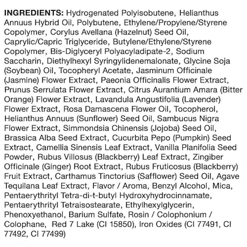 MILANI FRUIT FETISH LIP OIL WITH VITAMIN E - BLACKBERRY AGAVE HYDRATING LIP TREATMENT
